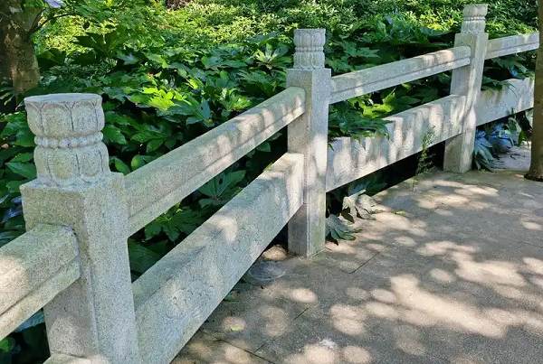 大连园林景观花岗岩栏杆定制 案例展示一